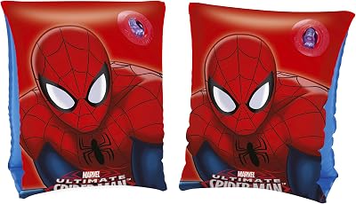 Bestway 9 x 6 inch Arm Bands Safety Valves Pre-tested Vinyl Kids Swimming Aid