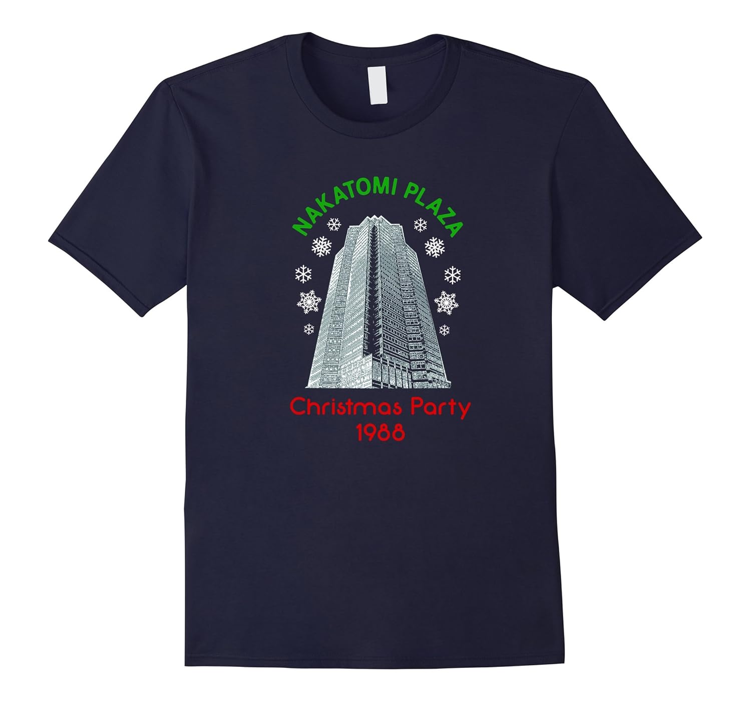 Nakatomi Plaza Christmas Party 1988 T-Shirt-Rose