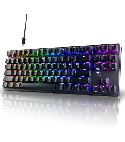 Amazon.com: TECWARE Phantom 104 Key RGB Mechanical Gaming Keyboard