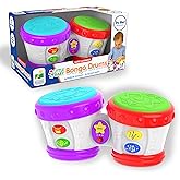 The Learning Journey Early Learning - Little Baby Bongo Drums - Electronic Musical Toddler Toys &amp; Gifts for Boys &amp; Girls Ages 12 Months &amp; Up - Award Winning Musical Learning Toy, Multi