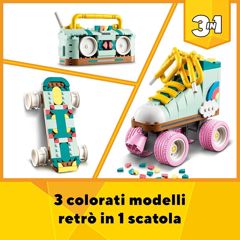 Creator 3 in 1 Pattino a rotelle retrò 31148