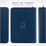 Vault X 4 Pocket Trading Card Zip Binder Blue 160 Cards Exo-Tec view 9