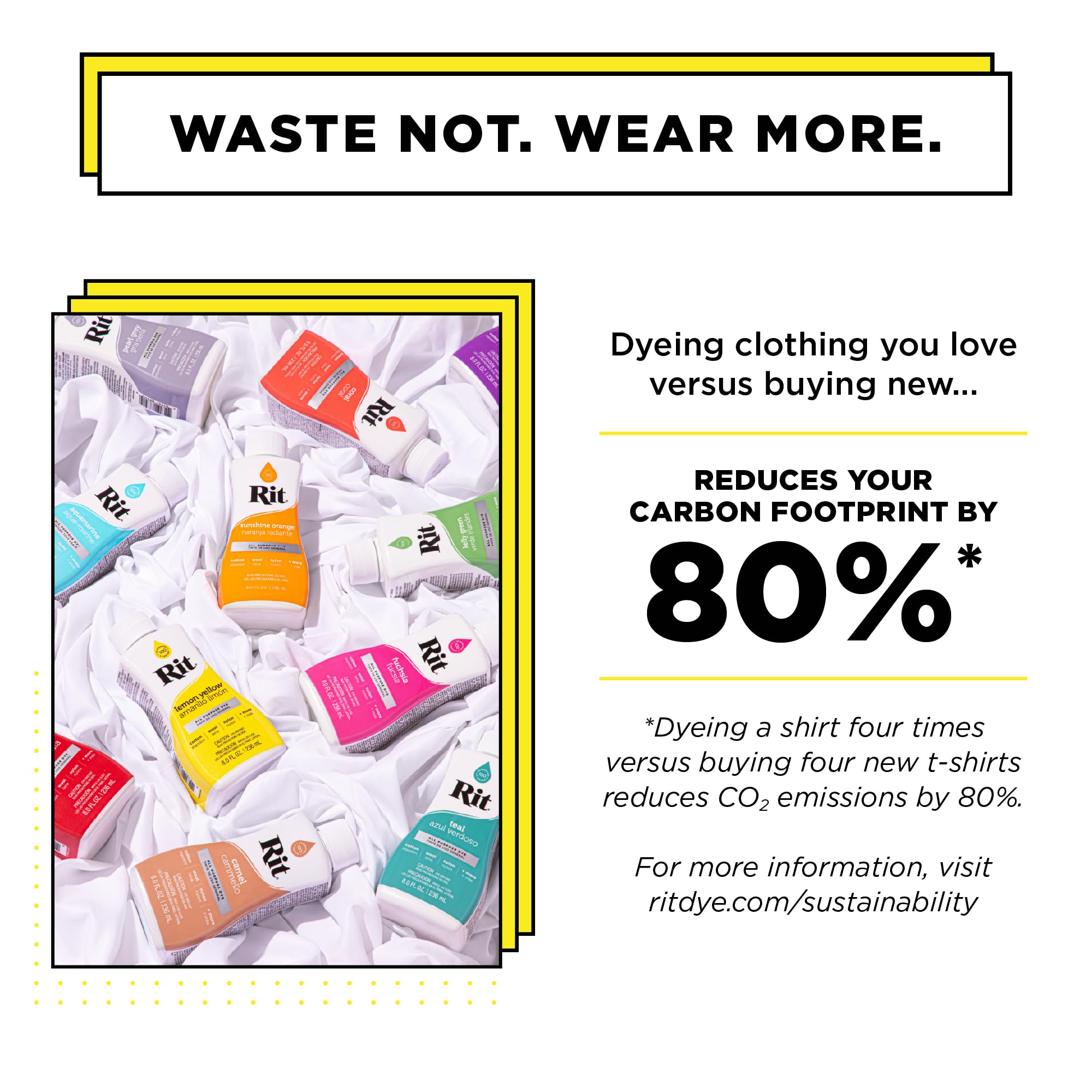 Rit Dye 88150 All Purpose Liquid Dye, Black, 8 Fl Oz (Pack of 1)