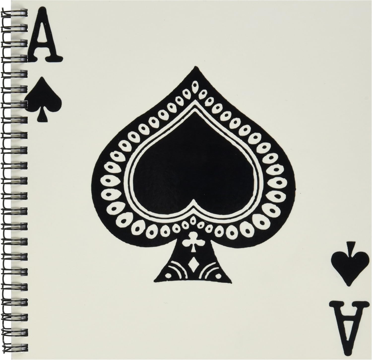 Amazon Com 3drose Db 76552 1 Ace Of Spades Playing Card Black Spade Suit Gifts For Cards Game Players Of Poker Bridge Games Drawing Book 8 By 8 Inch Arts Crafts Sewing