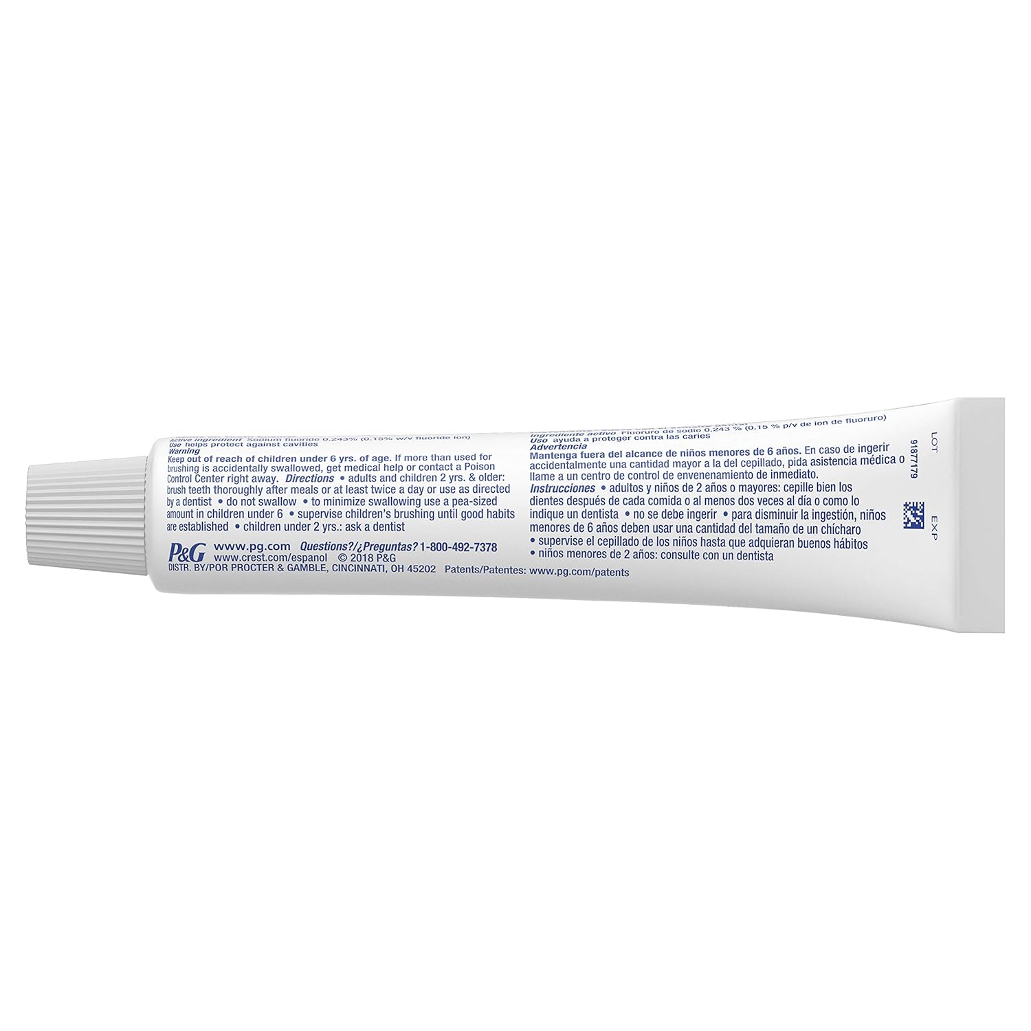 Crest + Scope Complete Whitening Toothpaste, Minty Fresh, 5.4 oz, Pack of 3 : Beauty