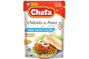 Chata Turkey Chilorio, Shredded Seasoned Meat, 8 oz, Pack of 1