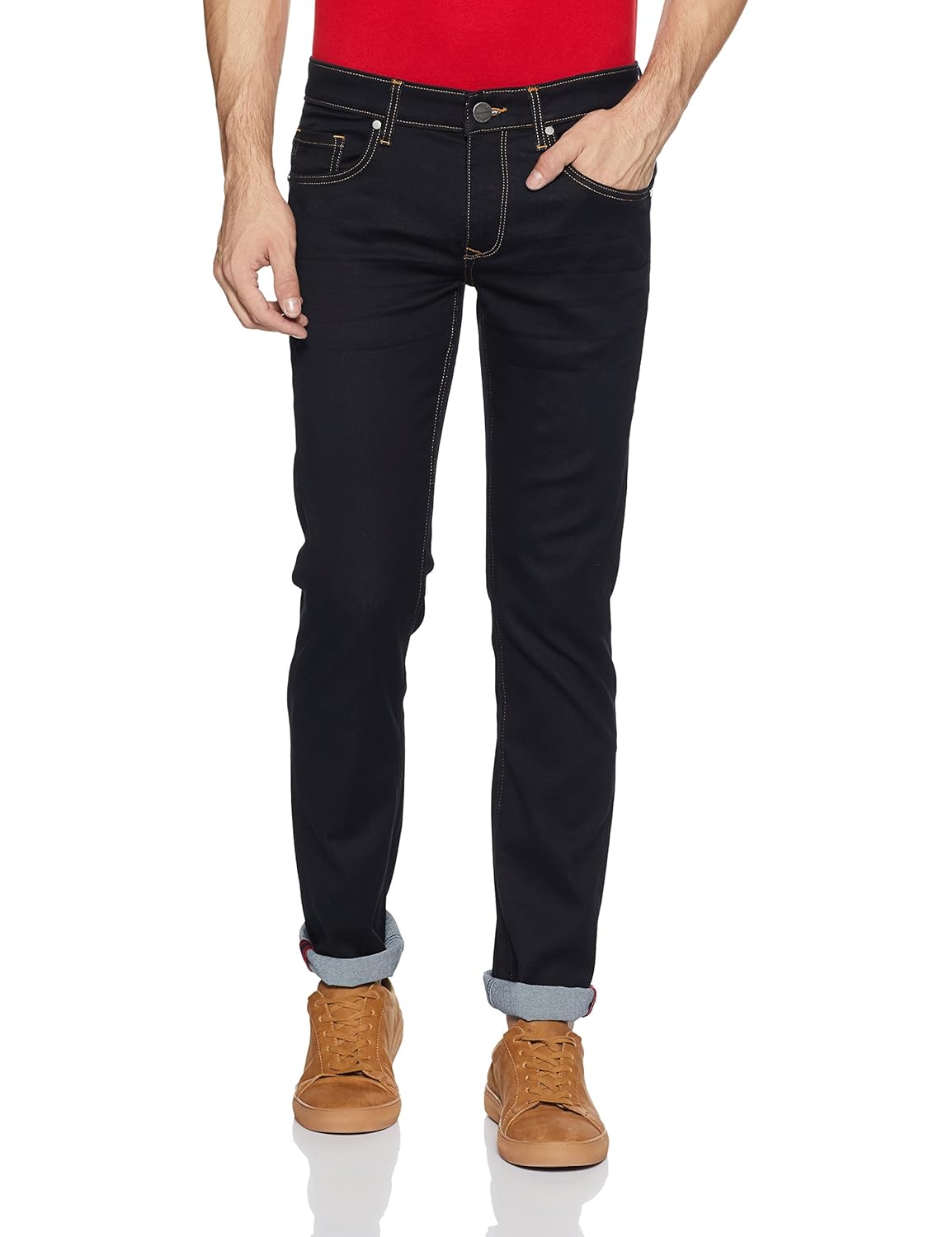 Buy Louis Philippe Jeans Men's Tapered Fit Jeans (8907410819616_LRDN1R00934_Black_Blue) at Amazon.in