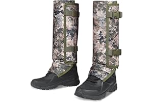 TREKMASTER Snake Gaiters Snake Chaps: Waterproof Snake Guards Snake Bite Protection for Lower Legs, Snake Proof Gaiters