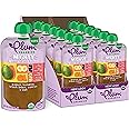 Plum Organics Mighty 4 Organic Toddler Food - Guava, Banana, Black Bean, Carrot, and Oat - 4 oz Pouch (Pack of 12) - Organic Fruit and Vegetable Toddler Food Pouch