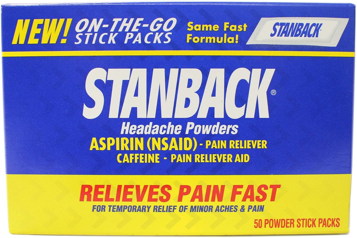Amazon Com Stanback Headache Powers 50 Powders Health Personal Care