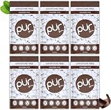 PUR Gum Sugar Free Chocolate Mint 55 Pieces Pack of 6 Vegan Gluten Free Keto