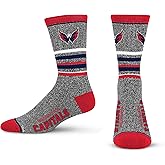 For Bare Feet NHL unisex-adult 5 Star Marbled Crew Sock