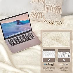 Ailemei Direct Knit Throw Blanket for Bed, Soft