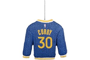 FOCO - NBA Basketball Holiday Sweater Resin Xmas Christmas Tree Hanging Ornament (Golden State Warriors - Stephen Curry)
