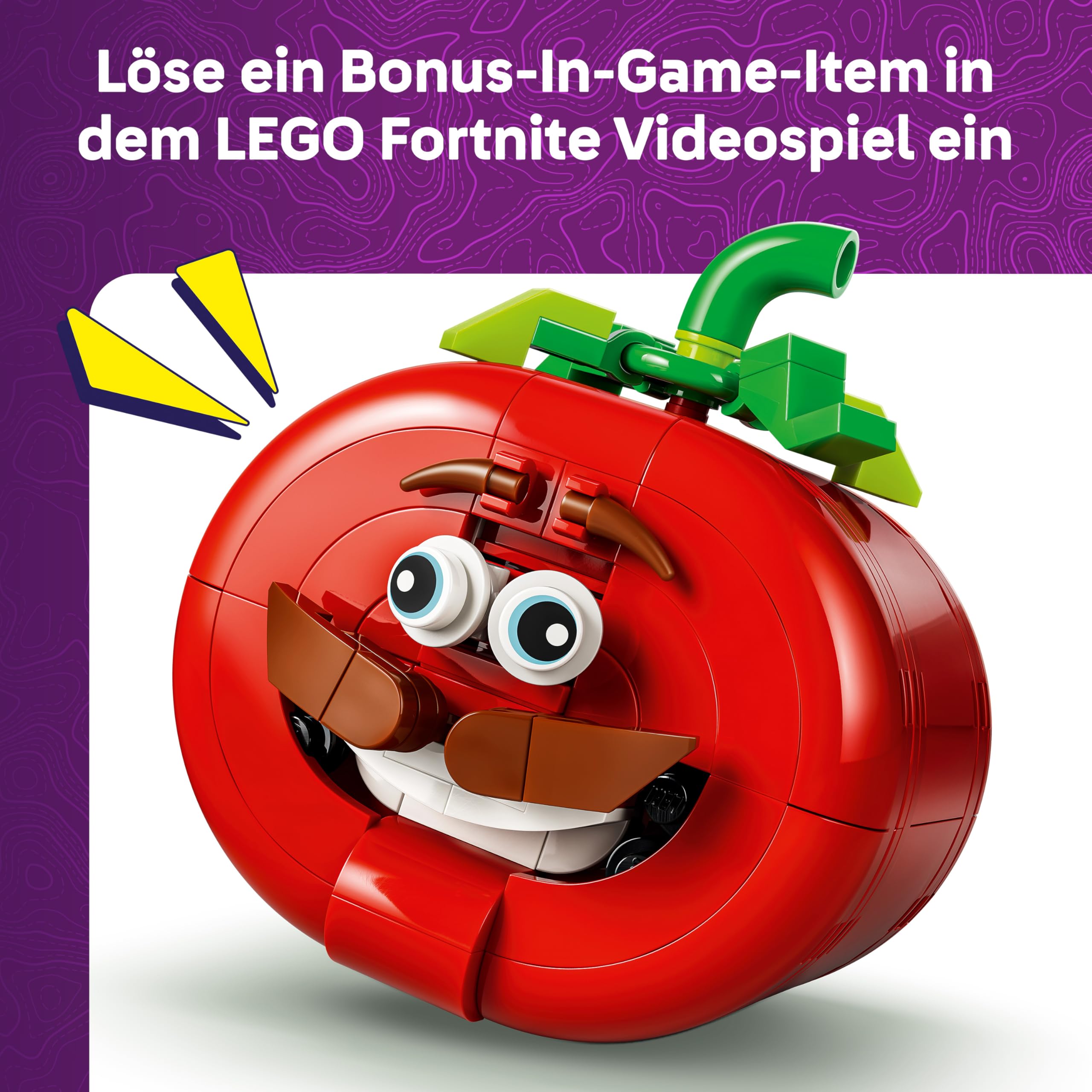 LEGO Fortnite Tomatenkopf - Interaktive Figur mit Restaurant Innenraum - Zimmer- oder Schreibtischdeko für Kinder - Gaming Geschenk für Jungen, Mädchen und Fans ab 10 Jahren - 77079 3