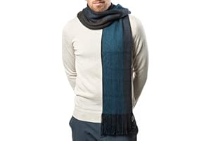 Marino Avenue Mens Scarf, Knit Striped Scarf, Long Winter Mens Scarves In An Elegant Gift Box