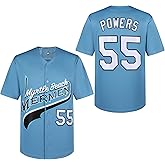 Kenny Powers 55 Baseball Jersey Shirt Stitched Movie Baseball Jersey Men Classic Team Style for Sports Fans and PlayersS-3XL