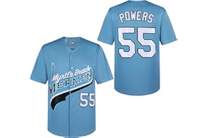Kenny Powers 55 Baseball Jersey Shirt Stitched Movie Baseball Jersey Men Classic Team Style for Sports Fans and PlayersS-3XL