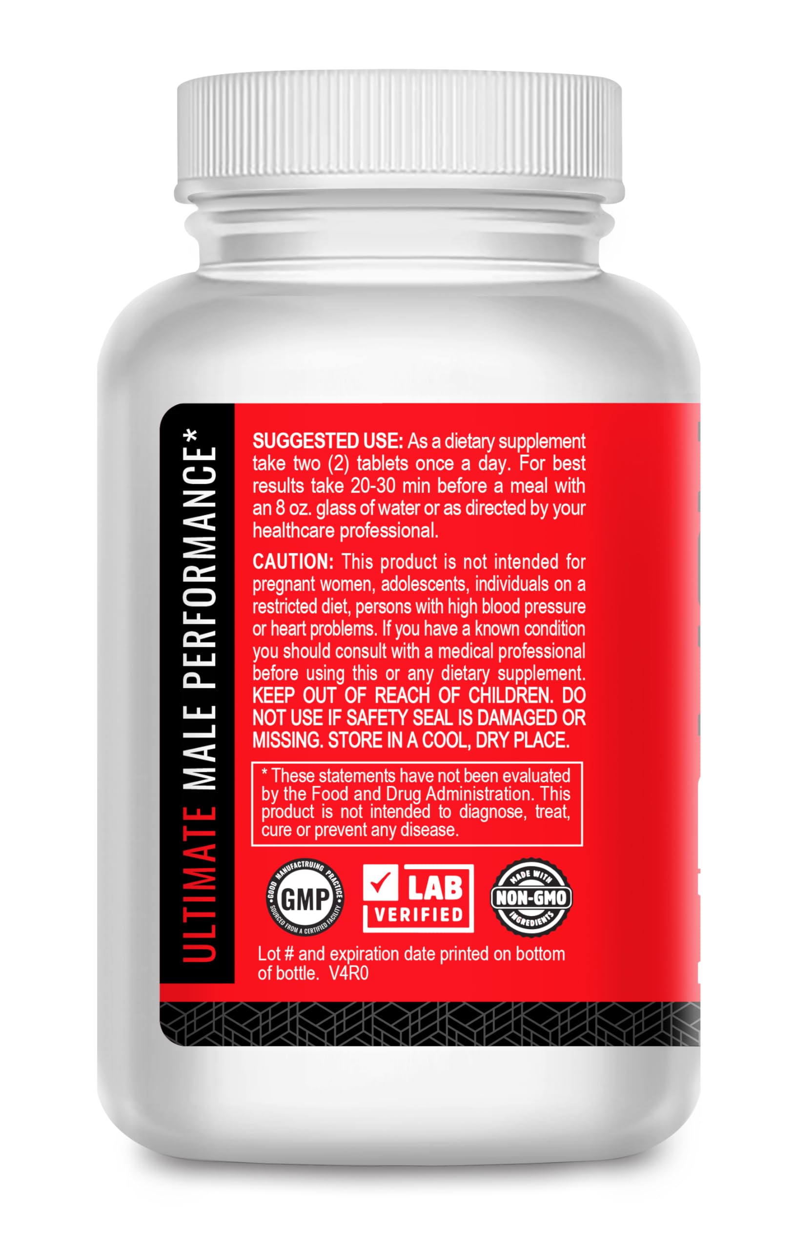 Mr Man Male Enlargement Pills- Size Enhancing Supplement for Men- Add Over 3 in 90 Days- 60 Tablets