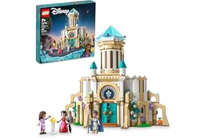 LEGO Disney Wish: King Magnifico’s Castle 43224 Building Toy Set, A Collectible Set for Kids Ages 7 and up to Play Out Favorite Scenes from The Disney Movie, Inspire Pretend Play Within The Palace