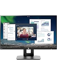 HP 23.8-inch FHD IPS Monitor with Tilt/Height Adjustment and Built-in Speakers (VH240a, Black)