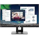 HP 23.8-inch FHD IPS Monitor with Tilt/Height Adjustment and Built-in Speakers (VH240a, Black)