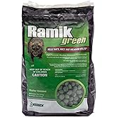 Neogen Ramik Green Fish Flavored Weather Resistant Rodenticide Nuggets, 4 lb bag (00615)