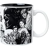 Silver Buffalo Star Wars Collage Jaba Boba 20oz Ceramic Mug