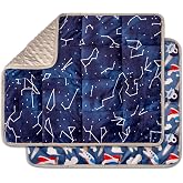 Florensi Weighted Lap Pad 5 lb 20 x 23 in Blue Sensory Relax Blanket | 5 lb weighted lap pad with soft breathable fabric and compact design for portable comfort and relaxation