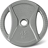 鶹 Basics 2-Inch Olympic Cast Iron Grip Weight Plates