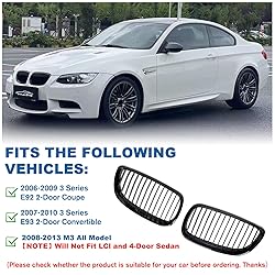 BILLDIO E92 Grille - Black Kidney Single slats