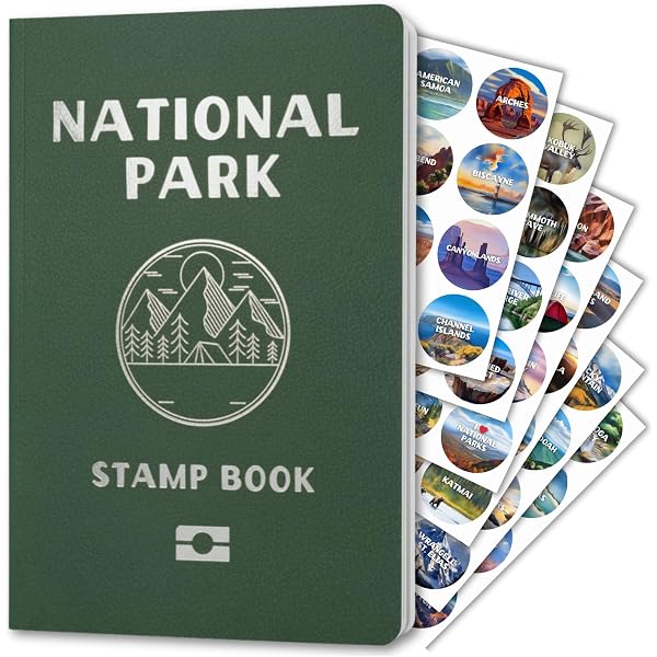 Nationalparks-Geschenkset – Mit Tragetasche, Make-up-Tasche Und 63 Aufklebern Für Outdoor-Fans
