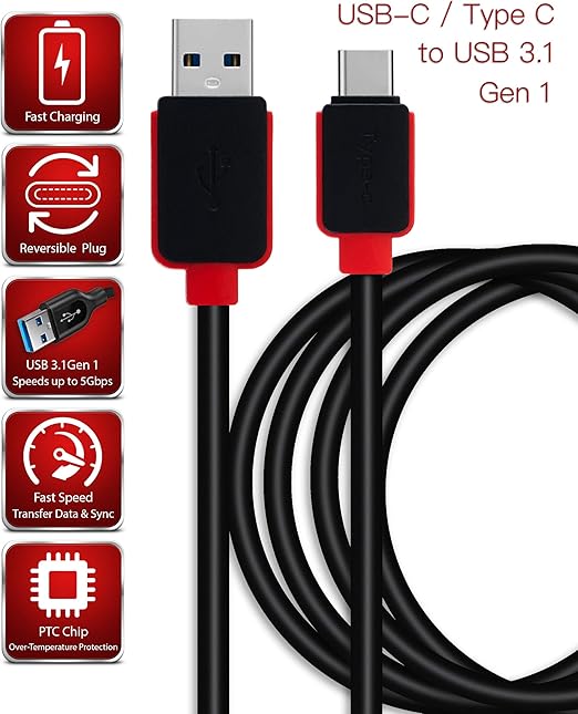 For Lenovo Tab 4 10 Plus Type C To Usb A Charging Cable Fast Speed Data Transfer Sync Premium Quality Type C Cable Black Red 1 2m Cable G01 1 2m For Lenovo Tab 4 10 Plus Type C To Usb A Charging Cable Fast Speed Data Transfer Sync Premium Quality Type C Cable Black Red 1 2m Cable G01 1 2m