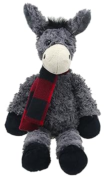 Lashuma Plüschtier Esel Grau | Kuscheltier Schlenker | Stofftier ca. 40 cm