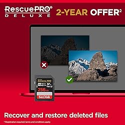 SanDisk 256GB Extreme PRO SDXC UHS-II Memory Card