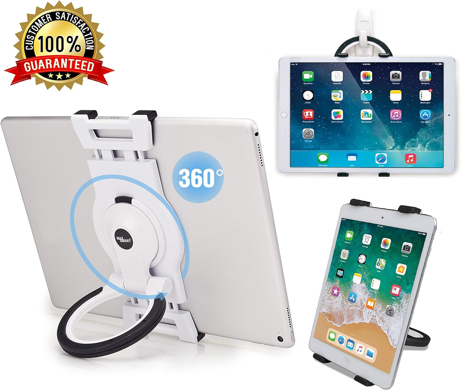 Max Smart Tablet iPad Grip Holder for iPad Drawing, Reading