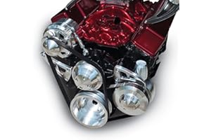 March Performance 22050 High Water Flow Small Block Bolt-On Serpentine Conversion Kit