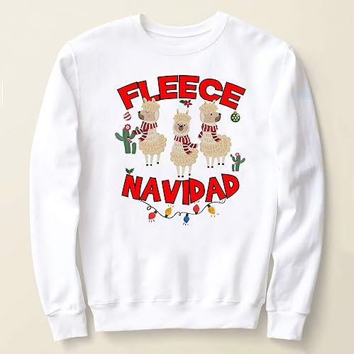 fleece navidad sweatshirt