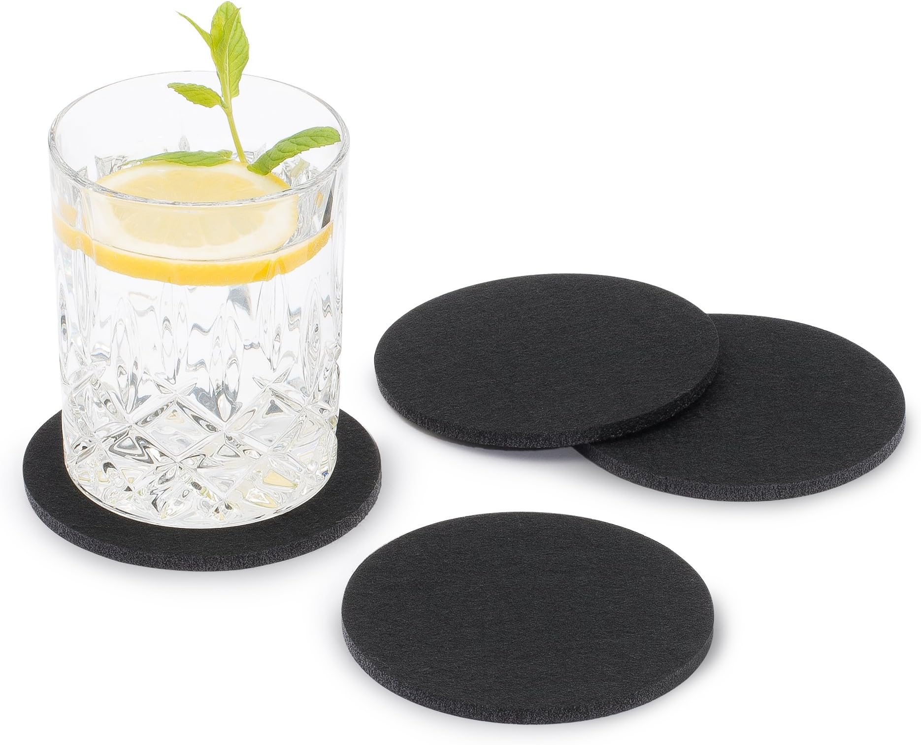 FILU Premium Felt Coasters (Choose from Various Colors and Designs)