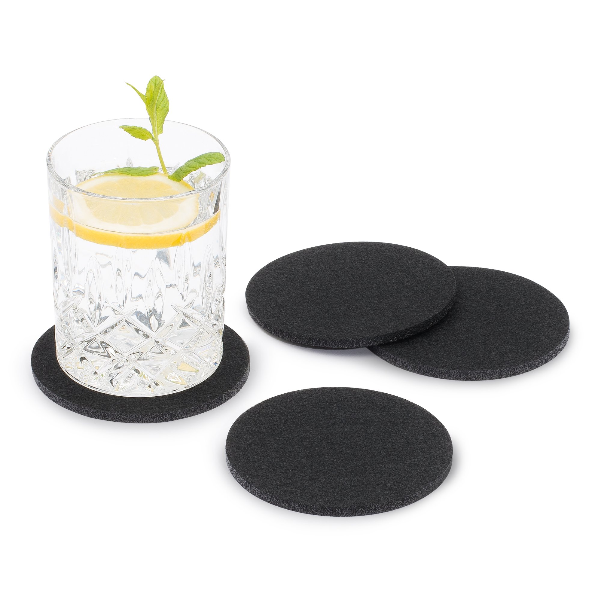 FILU Premium Felt Coasters (Choose from Various Colors and Designs)