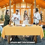 PLULON 15Pcs Multicolor Tablecloth 54 x 108 Inches Plastic PEVA view 6
