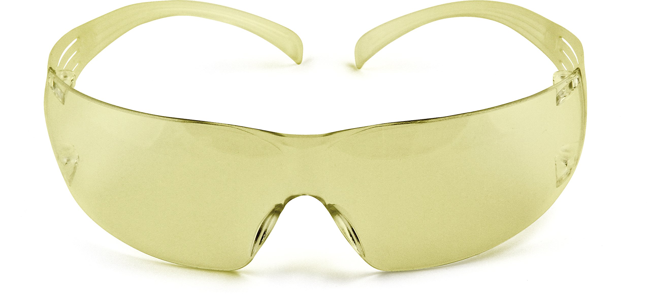 3M SecureFit Safety Glasses, Anti-Scratch / Anti-Fog, Amber Lens, SF203AS/AF-EU