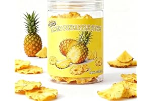KACHIKACHI Dried Pineapple Slices - 3.5oz|100g, No Sugar | All Natural | Dehydrated Pineapple Wheel, Dried Fruit Series for Cocktails Potpourri Crafts Candle Making