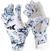 KastKing La Sal Fishing Gloves UPF50+ Sun Gloves UV Protection Fingerless Gloves Men Women for Outdoor, Kayaking, Rowing, Paddling, Canoeing, Hunting