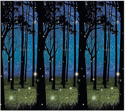 Amazon Com Fun Express Enchanted Forest Scene Setter Backdrop