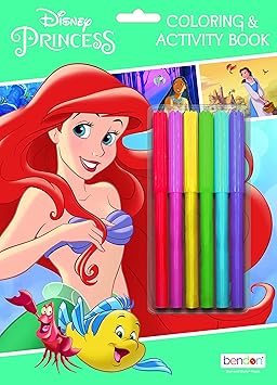 Amazon Com Disney Princess Ariel The Little Mermaid 32 Page Coloring And Activity Book With 6 Markers Bendon Toys Games Amazon Com Disney Princess Ariel The Little Mermaid 32 Page Coloring And Activity Book With 6 Markers Bendon Toys Games