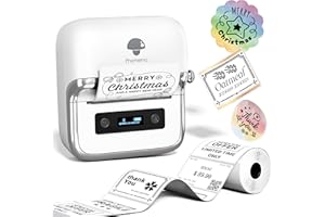 Phomemo M250 Label Maker, 3 Inch Thermal Label Printer, Label Maker Machine with Tape, Barcode Label Printer for Small Bussin