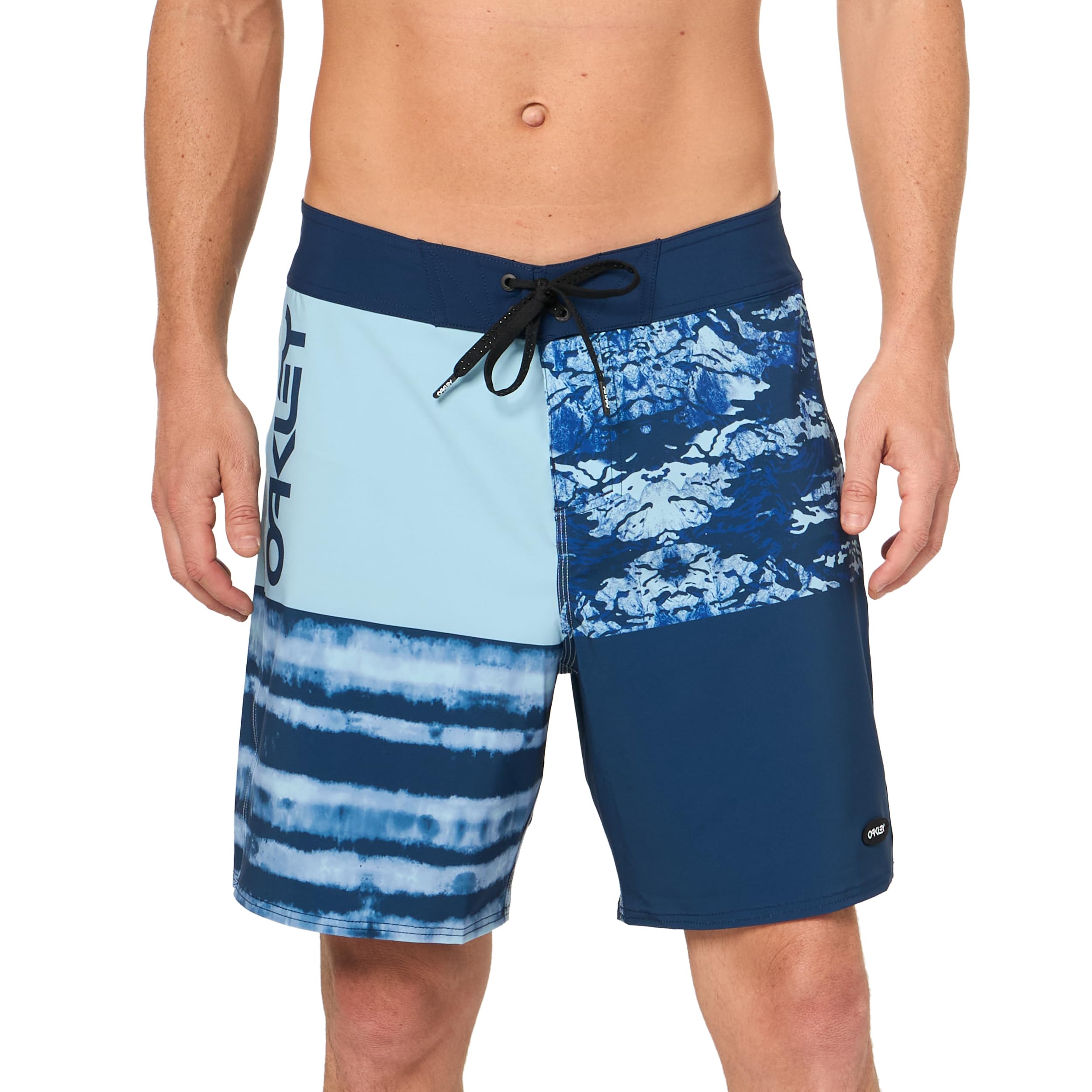 Oakley Men’s Standard Swell Line Recycled 18″ Boardshort, Team Navy