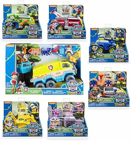 paw patrol jungle rescue truck