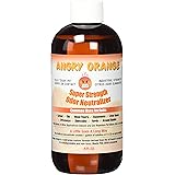 Angry Orange Pet Odor Eliminator 8 oz. bottle- Industrial Strength Pet Odor Remover - Makes (4) 32oz. Bottles - 1 Gallon - Neutralizes and Sanitizes Tough Pet Odors Fast